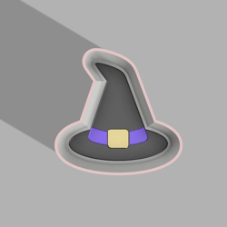 WITCH'S HAT BATH BOMB MOLD STL File