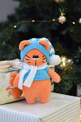 Crochet Cat amigurumi handmade crocheted toy