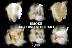 Smoke Halloween Clip Art Sublimation PNG
