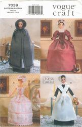 PDF Copy Vogue 7039 Pattern Clothes for Barbie Doll and Fashion Doll 11 1\2 inch