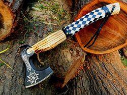 Custom Handmade Steel Hatchet Tomahawk Axe Throwing Viking Hunting Axe