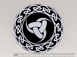 Horns of Odin viking mythology big back badge patch 25cm x 25cm / 9,84"x9,84"