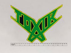 Toxik band big back patch 28cm x 20,7cm / 11,02"x8,15"
