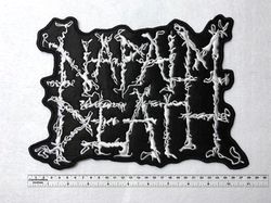 Napalm Death band big back patch 28cm x 20,5cm / 11,02"x8,07"