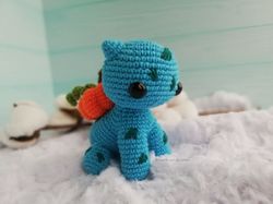 Crochet Pokemon Bulbasaur Pattern, Pumpkinsaur Amigurumi