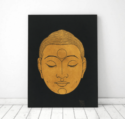 Buddha Wall Art Printable, Yoga Picture meditation digital download