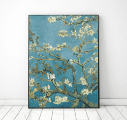 Blossom almond Van Gogh Wall Art Printable, Van Gogh Picture flower digital download