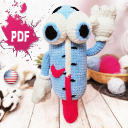 Crochet pattern cute toy thermometer amigurumi