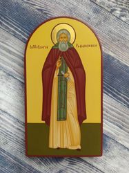Sergius of Radonezh | Hand painted icon | Orthodox icon | Religious icon | Christian supplies | Orthodox gift | Holy