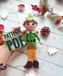 Christmas Elf Crochet PATTERN, Crochet Elf PATTERN, Buddy Elf