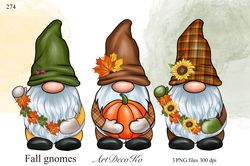 Fall Autumn Gnomes, Gnome Clipart Png