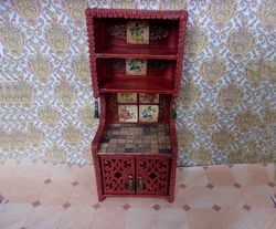 doll kitchen cabinet.1:12 scale.