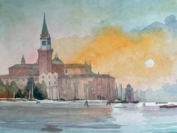 Venice Watercolor original painting