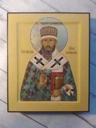 Arseny Bishop of the Urals | Nicholas | Hand-painted icon | Christian icon | Christian | Orthodox icon | Byzantine icon