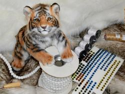 Video tutorial wild kitten english version. Tiger, cat, snow leopard, caracal