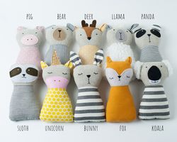 10 Mini Animals. Sewing pattern and tutorial PDF
