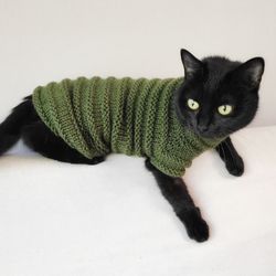 Cat sweater Jumper for cat Sweater for pet Knitted clothes for cat pet small dog Crawler cat jumper Outfit fot cats