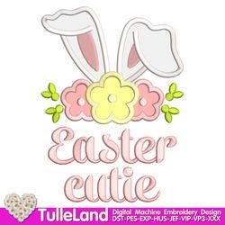 Easter bunny Baby Bunny Easter bucket My first Easter Easter Cutie Rabbit Design applique for Machine Embroidery
