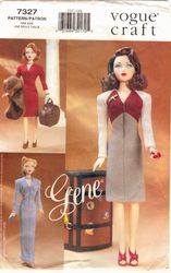 PDF Copy Vintage Vogue 7327 Patterns Clothes for Gene Doll and Fashion Dolls 15 inch
