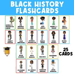Black History Activity Bundle | Coloring Pages | Flashcards | Historical Figures | Black History Month | Martin Luther