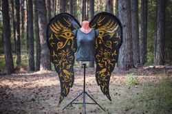 Large angel wings costume, cosplay wings, flexible wings