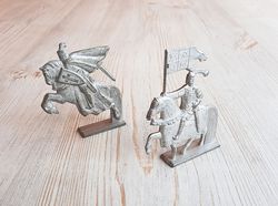 Teutonic Knights Crusaders vintage Russian tin soldiers