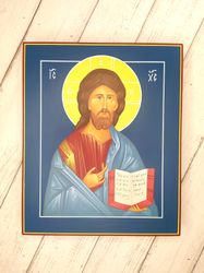 Christ Pantocrator | Hand-painted icon | Christian icon | Christian | Orthodox icon | Byzantine icon | Holy icon