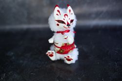 Kitsune Art Doll Miniature Doll OOAK Japanese Fox