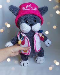 Crochet cat