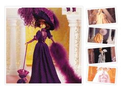Digital | Vintage Barbie Crochet Pattern | 5 Luxury Dress Crochet Patterns for Dolls 11-1/2" | ENGLISH PDF TEMPLATE