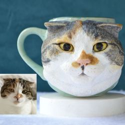 Custom pet - Gifts for cat lovers - Customized mug - Scottish fold cat - Cat gift