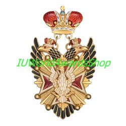 Order of the White Eagle (reduced, for wearing around the neck). Russian empire. Copy LUX