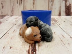 Puppies - silicone mold