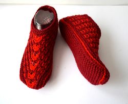 Knitted Socks Handmade Bed Knit Slippers Handknitted Crochet Handmade Socks
