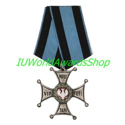 Order of Virtuti Military 4th class. Russian empire. Copy LUX