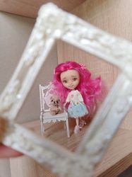 Mini Pullip. OOAK Doll. Mini Blythe. Little Doll. Gift for daughter. Doll for Gift. Cute Doll. Blyte Custom Doll