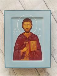Grigor Narekatsi | Hand-painted icon | Religious gift | Orthodox icon | Christian gift | Byzantine icon | Holy Icon