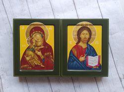 Wedding Icons | Hand-painted icon | Religious gift | Orthodox icon | Christian gift | Byzantine icon | Holy
