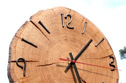 decorative wall clock wood clocks, wooden clock, unique wall clock, beach clock, antique clock, metal wall clock,