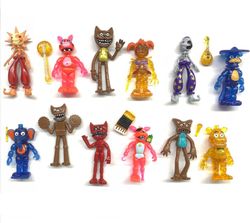 12pcs Set Five Nights At Freddy's FNAF Nightmare Action Figure Cake Toppers Toy