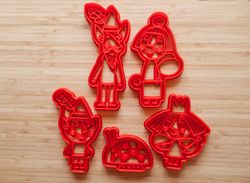 Ben and Holly Little Kingdom cookie cutters Set - 5 pcs.