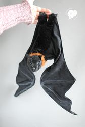 Custom order realistic toy Flying fox bat