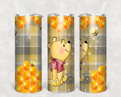 winnie the pooh tumbler png sublimate designs STRAIGHT 20 oz - 32