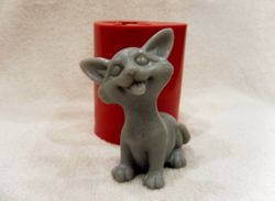 Big-eared cat - silicone mold