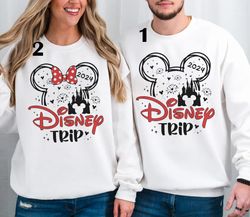 Mickey And Friends Trip 2024 Shirt  Mickey And Minnie Head Trip 2024 Shirt  Disneyland 2024 Best Day Ever Shirt  Family