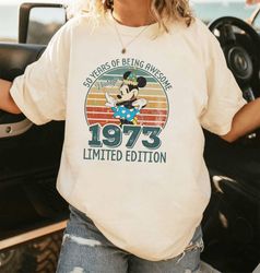 Personalized Minnie Vintage 1993 Limited Edition Shirt  30 Year Old 30st Birthday Tshirt  Custom Year Vintage Birthday M