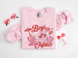 Boys Go To Jupiter T-shirt, Funny Valentines Day Tee, Retro Valentine Shirt, Valentines Gift, Take Me Back To The 90s Sh
