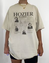 Hozier In a Week Shirt, Hozier Music Shirt, No Grave Can Hold My Body Down, Hozier Unreal Unearth Shirt, Hozier Unisex G