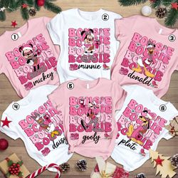 Bougie Mickey & friends Disneyland Christmas shirt, Pink Christmas sweatshirt, Mickeys very merry Christmas shirt, WDW D