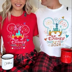 Custom Disneyland 2024 Family Vacation Shirt  Disneyworld 2024 Trip Shirt  Personalized Family Vacation Outfit  Family V